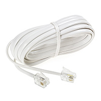 Inverted extension cord, 4C, 3 m, white 