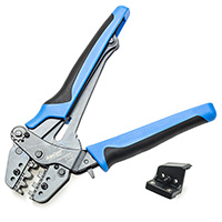 Terminal ratchet crimping tool (HT-5532CL) with cable locator