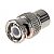 BNC male connector, clamp type, RG6