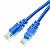 Patch cable UTP cat. 5e,  1.0 m, blue LSOH