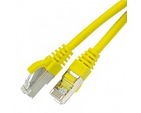 Patch cord FTP cat. 5e, 1.0 m, yellow