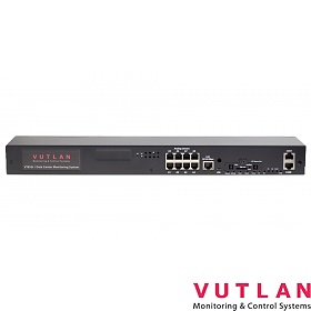 Vutlan VT855t, Monitoring unit 19" 1U; 8x analog; 1x CAN; 32x dry contact inputs
