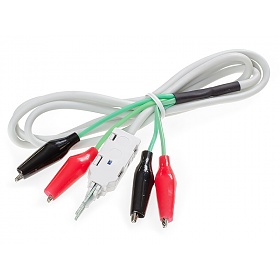 Test cable with  alligator clip 4 pole, 1.5m