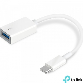 USB cable, USB-C(M) to USB-A(F), 13.3 cm (TP-Link UC400)