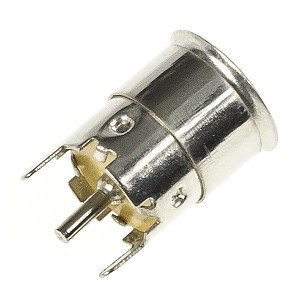 TV antenna female connector, metal, PCB 