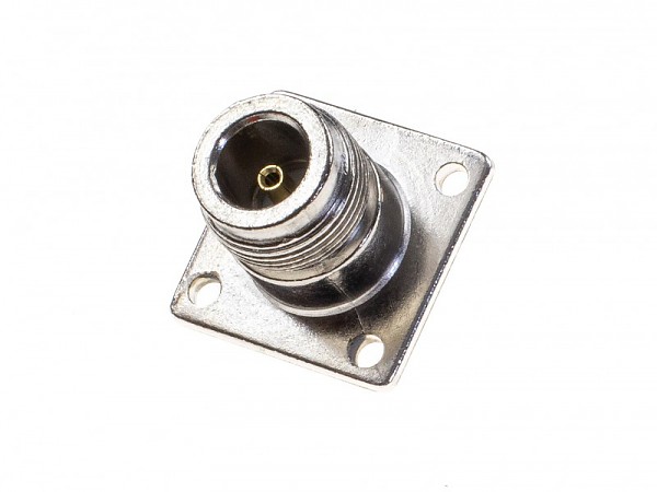 N female connector, receptacle chassis mount, RG58 