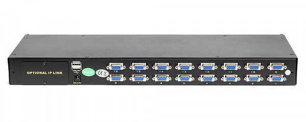 KVM module, Wave KVM, 16 to 1, PS/2 or USB console, rack 19" 