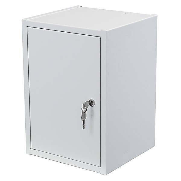 9U rack cabinet, 10", wall-mounted, steel door, 454x322x300mm