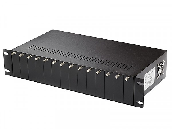 14 slots rack-mount chassis for unmanaged media converters (Wave Optics, WO-KR-14) 
