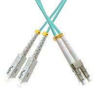 Patchcord SC/UPC-LC/UPC, MM, 50/125 duplex, OM3 fiber, 10 m