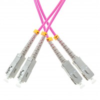 Patchcord SC/UPC-SC/UPC, MM, 50/125 duplex, OM4 fiber, 3 m