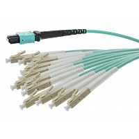 Patchcord MPO(F)-LC/UPC, MM, 50/125, 12F, OM3 fiber, 20 m