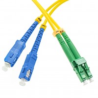 Patchcord SC/UPC-LC/APC, SM, 9/125 duplex, G652D fiber, 1 m