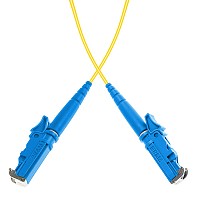 Patchcord E2000/UPC-E2000/UPC, SM, 9/125 simplex, G652D fiber, 1 m