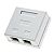 Surface-mount box, cat. 5e, 2x RJ-45, STP