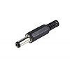DC male connector with plastic handle, 2.5/5.5