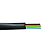 Telephone flat cable, 6 wires, 6C, 12/7, black, 100 m/R