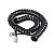 Handset cord, tinsel, 7ft, black