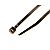 Cable ties, 2.5 x 200 mm, black