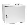 Wall-mounted 19" cabinet, 9U, steel door, 450 x 520 x 400 mm