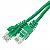 Patch cable UTP cat. 5e,  1.0 m, green, LSOH