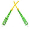 Patchcord SC/APC-SC/APC, SM, 9/125 simplex, G657A1 fiber, 0.5 m