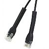 Patch cable UTP cat. 6a, 5.0 m, black, LSOH, ultra-flex