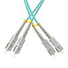 Patchcord SC/UPC-SC/UPC, MM, 50/125 duplex, OM3 fiber, 15 m