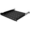 Shelf, 19", 450-610 mm, adjustable, 1U, black