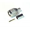TNC male RP connector (Reverse Pin), crimp type,  H155