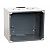 Wall-mounted 19" rack cabinet, 9U, glass door, 400mm d.