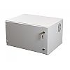 Wall-mounted 19" rack cabinet, 6U, steel door, 400mm d.