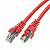 Patch cable S/FTP (PiMF) cat. 6A,  2.0 m, red