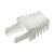 Cable boot w/inserts, white