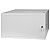 Wall-mounted 19" rack cabinet, 6U, steel door, 350mm d., flat pack