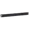 Patch panel, 24-port, UTP, cat. 5e, 1U, 19", IDC 110