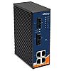IES-2042FX-MM-SC, Industrial 6-port lite-managed Ethernet switch, DIN, 4x 10/100 RJ-45 + 2x 100 MM SC, O-Ring <10ms