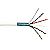 Cable F/UTP, cat.6, white, LSOH, 4x2x26 AWG, 305m, stranded (Wave Cables)