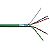 Cable F/UTP, cat.6, green, LSOH, 4x2x26 AWG, 305m, stranded (Wave Cables)