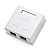 Cat. 6 STP surface-mount box, 2x RJ-45