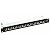 Patch panel, 24-port, STP, cat. 6A, 1U, 19", Krone type