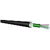 Outdoor fiber optic cable, 24x9/125, G652D fiber, PE
