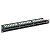 48 port patch panel, UTP, cat. 5e, 1U, 19", IDC 110