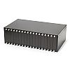 RMC-1000, Industrial rack-mount Ethernet to fiber media converter Chassis with 18 slots