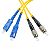 Patchcord SC/UPC-FC/UPC, SM, 9/125 duplex, G652D fiber, 3 m