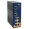 Unmanaged switch, 6x 10/100 RJ-45 + 2x 10/1000 RJ-45, C1D2/ATEX (ORing IES-A1062GT)
