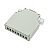 DIN Fiber optic splice box, 8x SC simplex, no adaptors