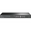 TP-Link TL-SG2218P, Smart switch, 16x 10/100/1000 RJ-45, 2x SFP, PoE+, 19"