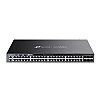 TP-Link SG6654XHP, Managed switch, 48x 10/100/1000 RJ-45, 6 slide-in SFP+ 10G slot, PoE+, 19"