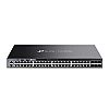 TP-Link SG6654X, Managed switch, 48x 10/100/1000 RJ-45, 6 slide-in SFP+ 10G slot, 19"